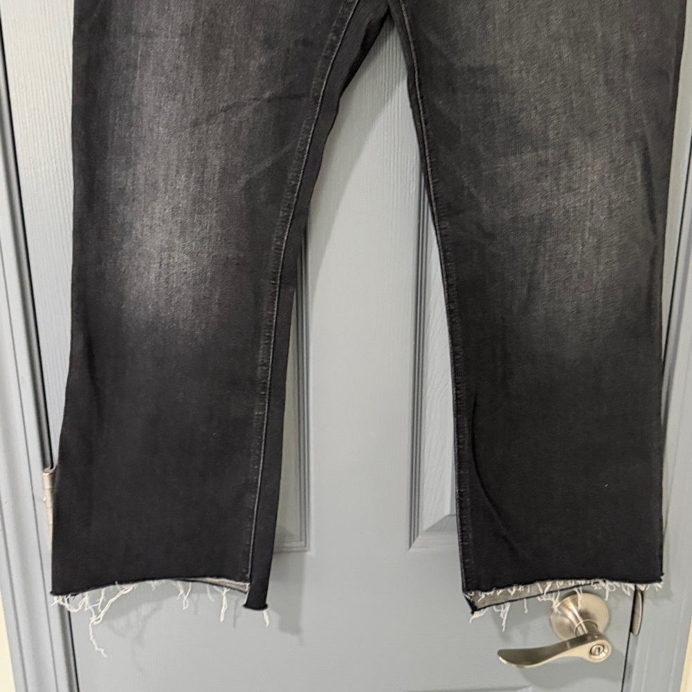 J Crew Black Billie Demi Boot Crop Jeans. - Picture 3 of 5